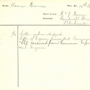 Soldier packet page