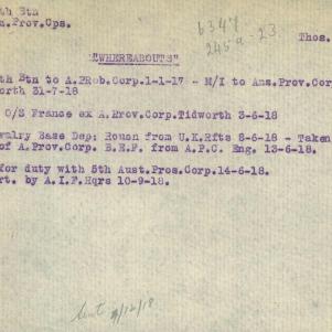Soldier packet page