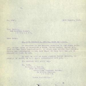 Soldier packet page