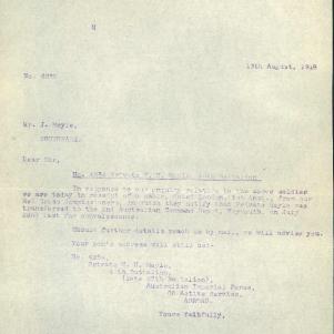 Soldier packet page
