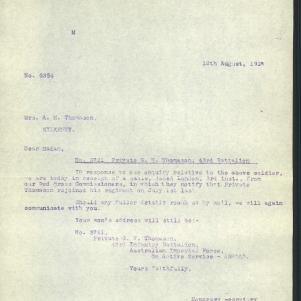 Soldier packet page