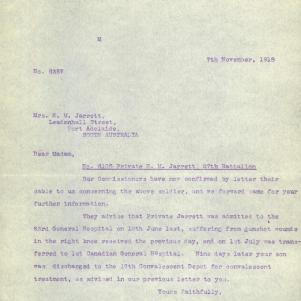 Soldier packet page