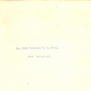 Soldier packet page