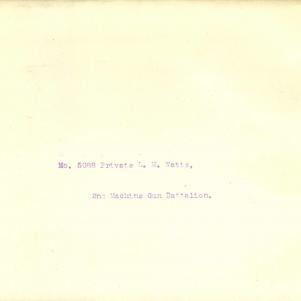 Soldier packet page