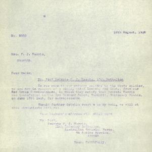 Soldier packet page