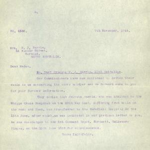 Soldier packet page