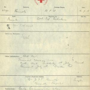 Soldier packet page