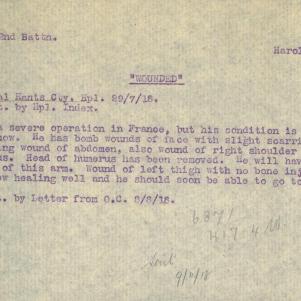Soldier packet page