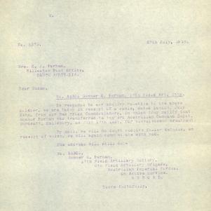 Soldier packet page