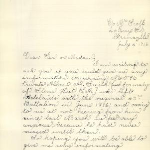 Soldier packet page