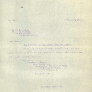 Soldier packet page