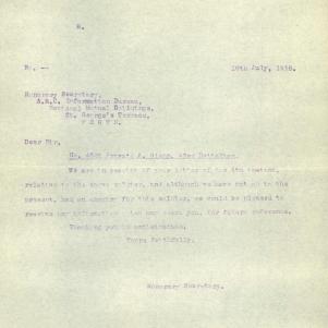 Soldier packet page