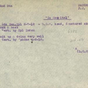 Soldier packet page