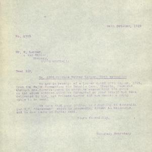 Soldier packet page