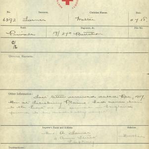 Soldier packet page