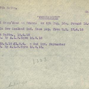 Soldier packet page