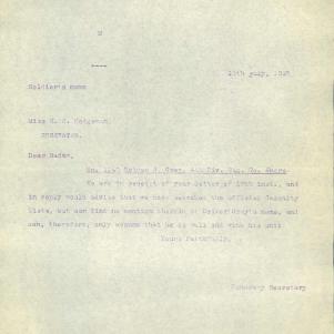 Soldier packet page