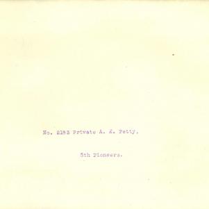 Soldier packet page