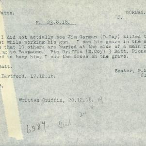 Soldier packet page