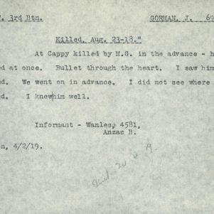 Soldier packet page