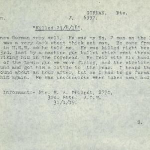 Soldier packet page