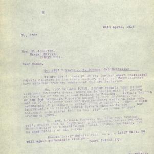 Soldier packet page