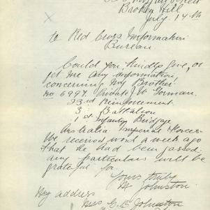 Soldier packet page