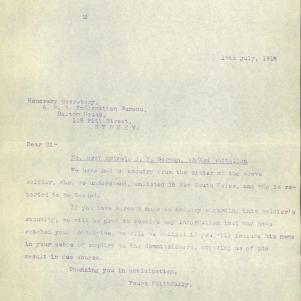 Soldier packet page