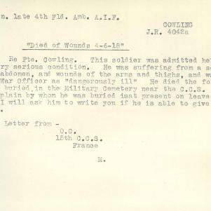 Soldier packet page
