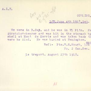 Soldier packet page