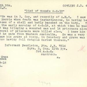 Soldier packet page