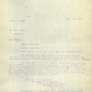 Soldier packet page