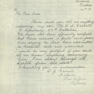 Soldier packet page