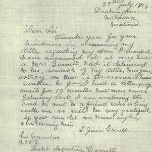 Soldier packet page