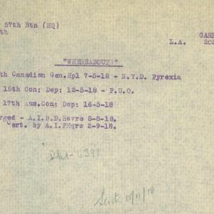 Soldier packet page