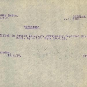 Soldier packet page