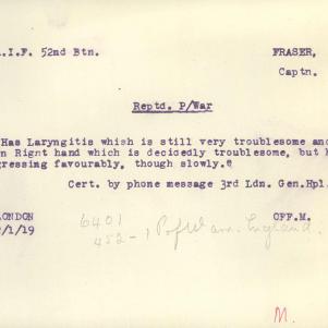 Soldier packet page