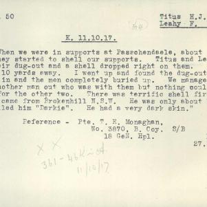 Soldier packet page