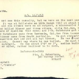 Soldier packet page