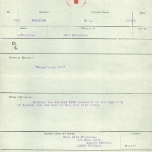 Soldier packet page