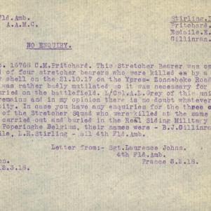Soldier packet page