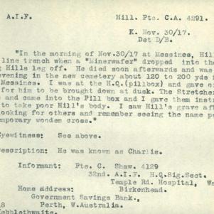 Soldier packet page