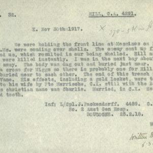 Soldier packet page