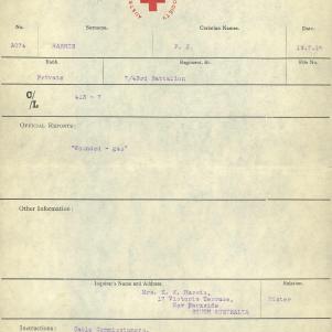 Soldier packet page