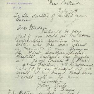 Soldier packet page