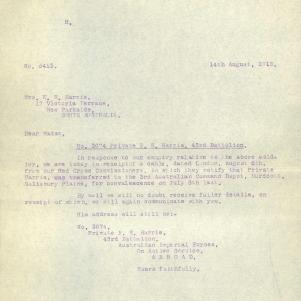 Soldier packet page
