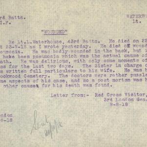 Soldier packet page