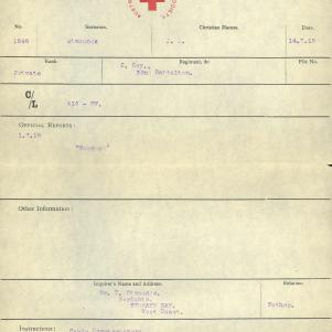 Soldier packet page