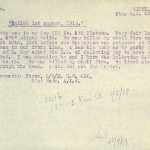 Soldier packet page