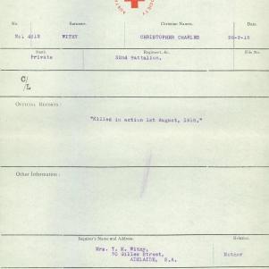 Soldier packet page